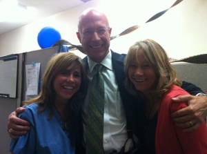 Michele, Dr. McLafferty and me